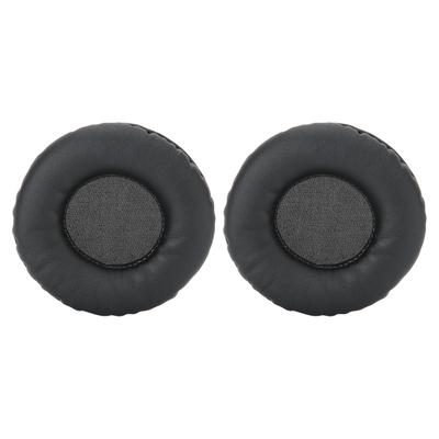 75MM Headphone Universal Ear Cushions Replacement Headset Foam Ear Pads Covers Black