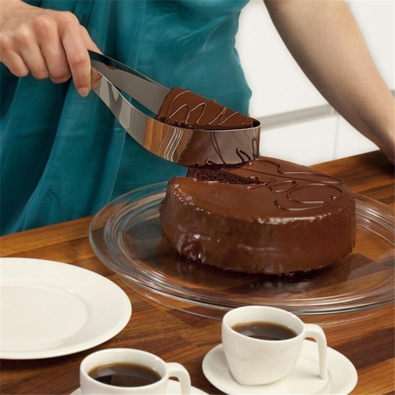 Cake Slicer Server Stainless Steel Cake Cutters Cookie Fondant Dessert Tools Pie Slicer Knife Cutter