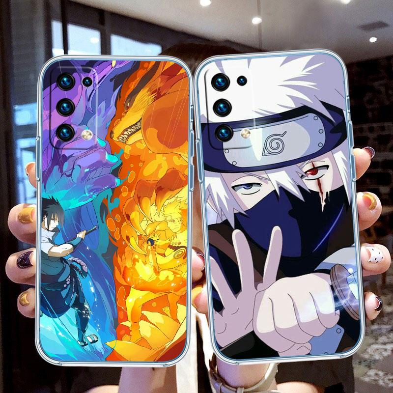 TR20 Naruto Uzumaki Sasuke Transparente Handyhülle für Motorola Moto G7 G8 G9 G84 G85 G73 G24 G15 Z2 Play Power Plus