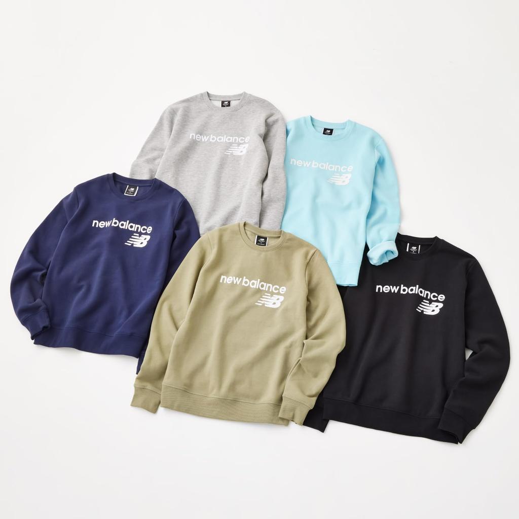 New Balance Exclusive SuperCore Core Fleece Crew WT03811 Black M co.jp Women's (BK)