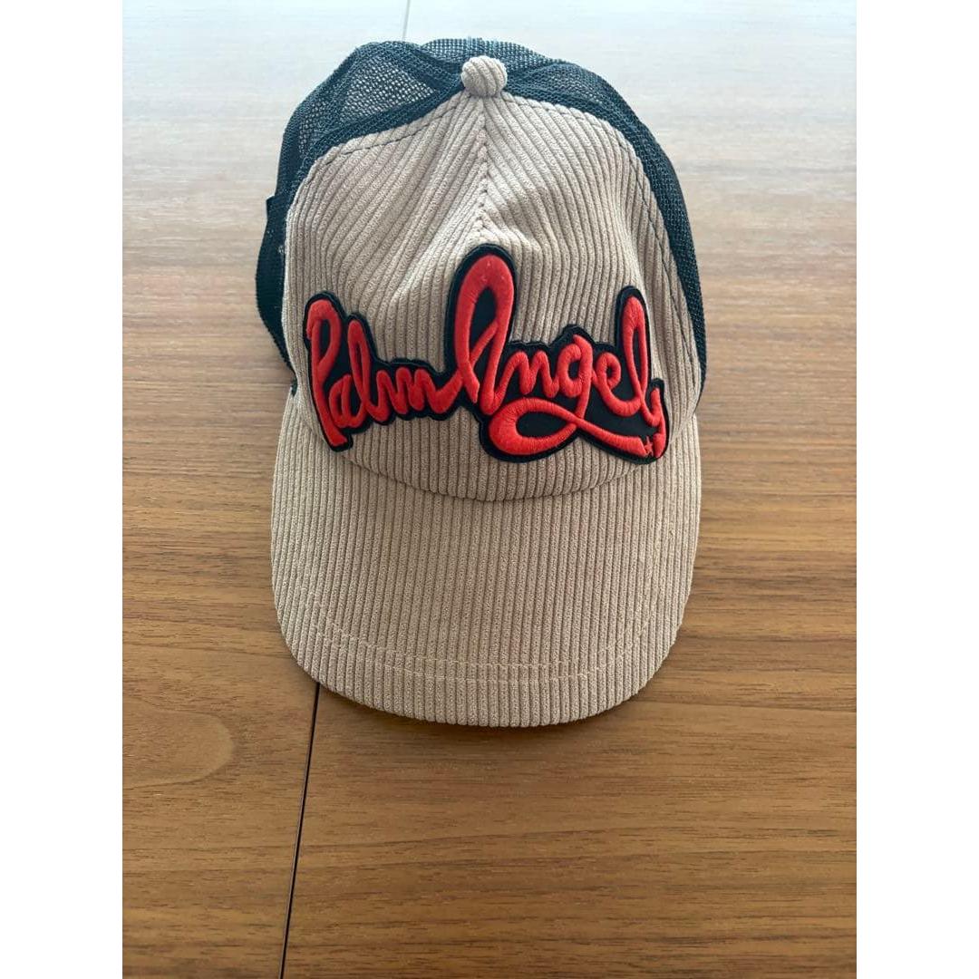 Used Super beautiful Palm Angels corduroy mesh cap y2k swag