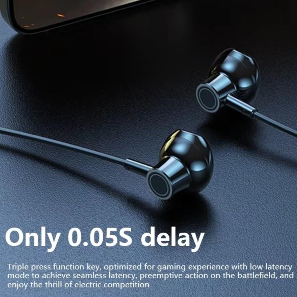 LED Digital Display Wireless Earbuds Neckband TF Card Support Bluetooth Headphones  Mobile Gaming