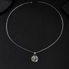 New Retro Compass Stainless Steel Chain Necklace Personalized Hip-hop Punk Style Long Fashion