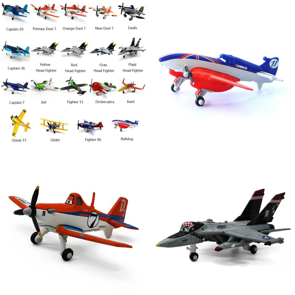 Delightful 19 Styles Planes Diecast Metal Model Dusty Airplane For Kids Gift Toy