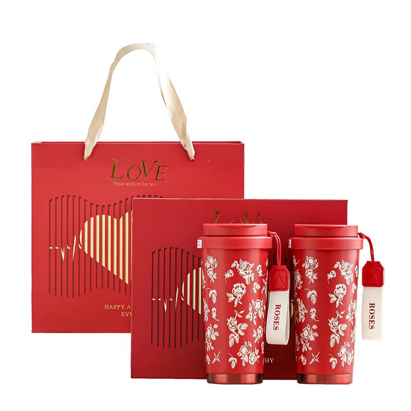 Elegant Wedding Gift: High-End Cup Set for Newlywed Brides & Best Friends