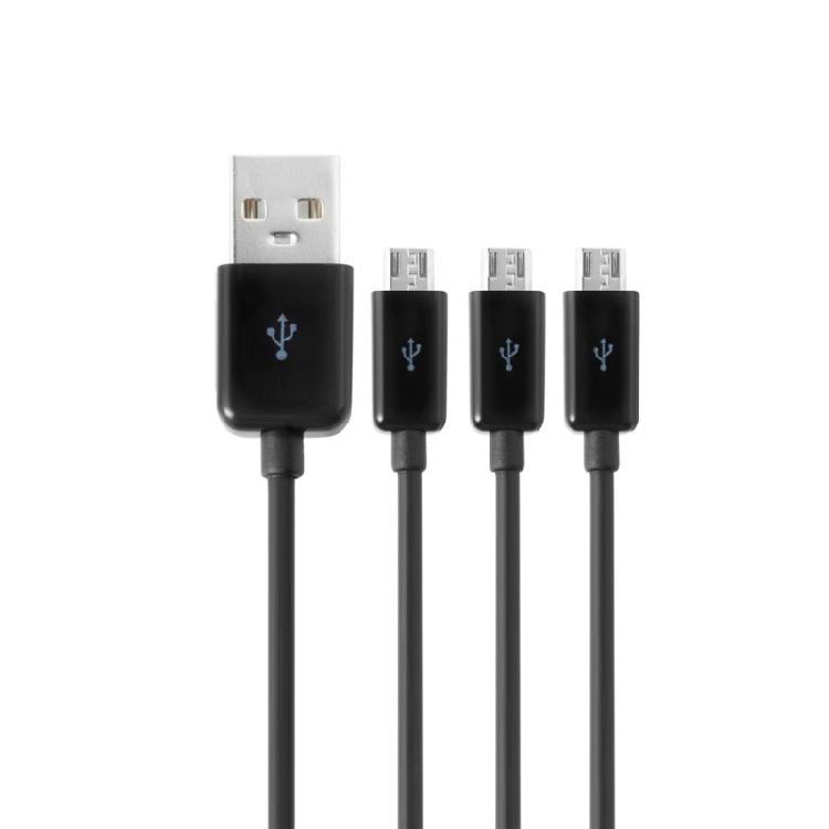 Durability Micro USB Splitter Cables Widely Compatibility Data Sync Charging