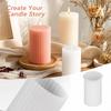 Pillar Candle Silicone, Cylinder Column Candle for Making Homemade Candles