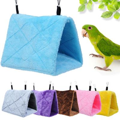Warm Bird Parrot Cages Pet Bird Hammock Hanging Tent Bed for Bird Sleeping Bird Cage Decoration Accessories Bird House Bird Nest