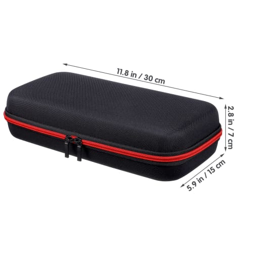 STOBOK Wireless Microphone Organizer, EVA Microphone Case Storage Bag with Rich Sponge for Travel
