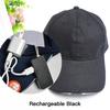 Outdoor Camping Night Fishing Peaked Cap Powered By USB / Button Battery Extended Brim Sun Hat LED Lighted Baseball Cap