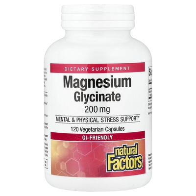 Magnesium Glycinate , 200 Mg, 120 Vegetarian Capsules