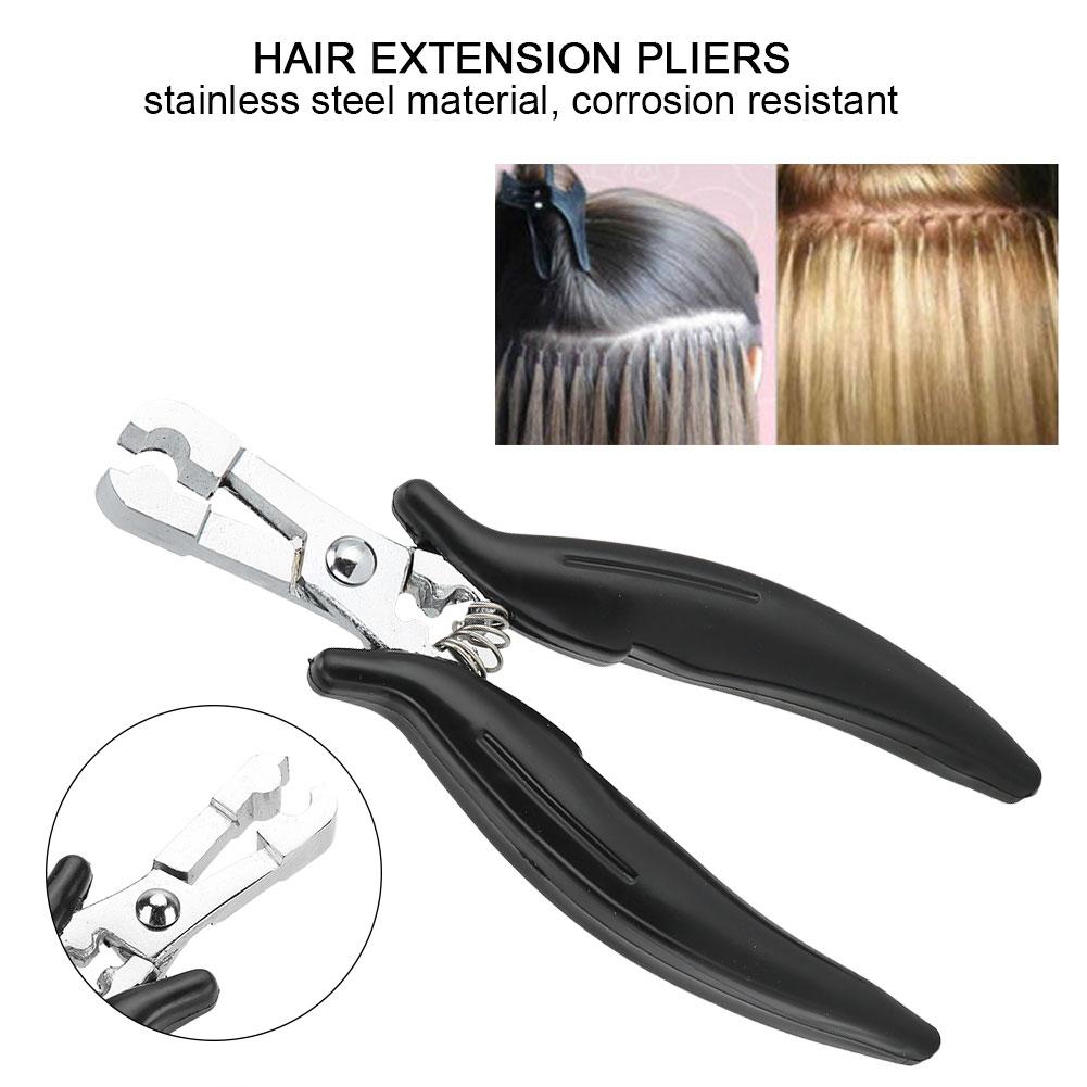 Hair Extension Pliers Stainless Steel Non Slip Handle Hair Extension Wig Tools