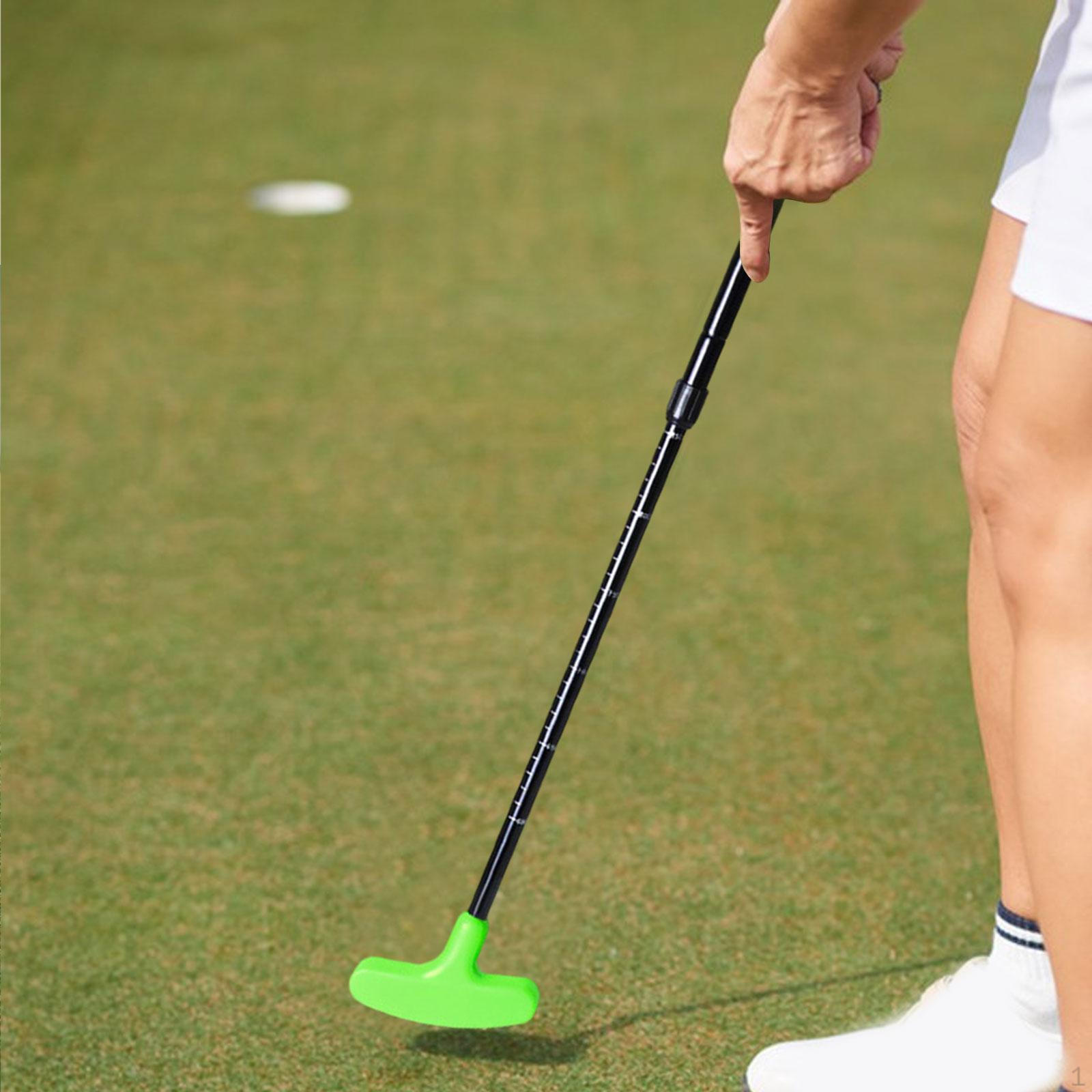 

Функциональный паттер для гольфа для всех возрастов, подходит для использования в помещении и на открытом воздухе зелёный