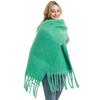 Women Men Knitted Winter Retro Plaid Scarf Imitation Cashmere Pashmina Warm Scarve Pareo Foulard Male Mujer Wrap Shawl Unisex