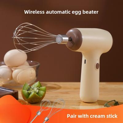 Wireless Electric Egg Beater Household Mini Cream Automatic Beater Baking Handheld Charged Mixing Machine