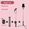 1.7m Aluminum Alloy Extendable Selfie Stick with Fill Light for Travel, Photography, Live Streaming & Tripod.