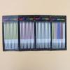 New Style 10-pack Gold-plated Colorful Candles On Suction Cards Creative Wedding Arrangement Gold and Silver Birthday Candles