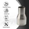51mm-76mm 57mm-76mm 5 Step Reducer Adapter Intake Pipe Connection Stainless Steel Exhaust Reducer Connector Pipe Tube OD