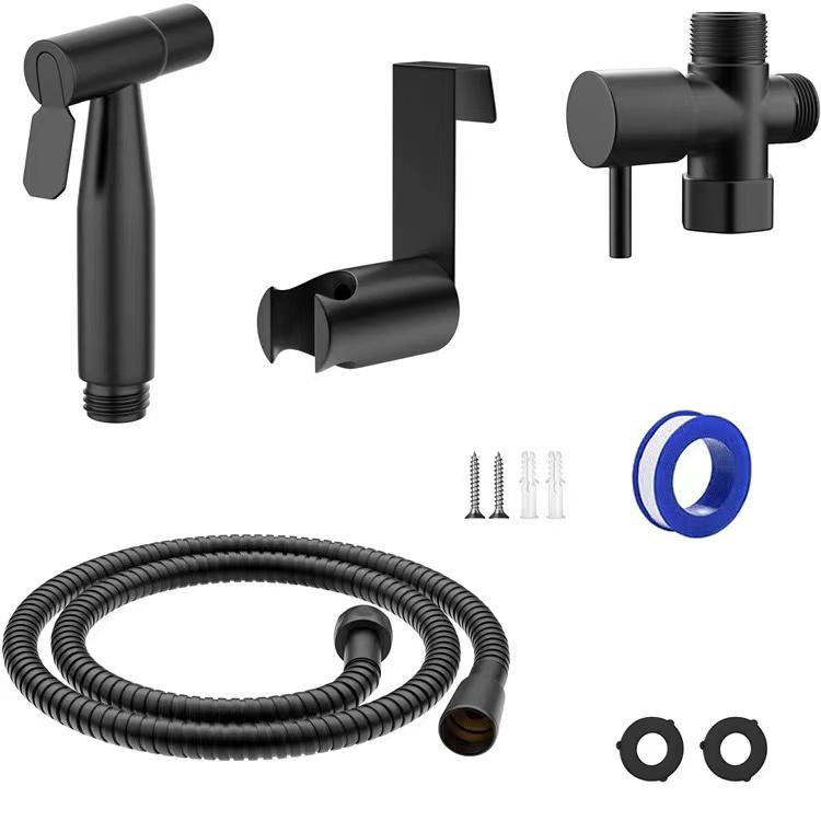 Handheld Toilet Bidet Sprayer Set Kit Stainless Steel Hand Bidet faucet for Bathroom Hand Sprayer Shower Head Self Cleaning