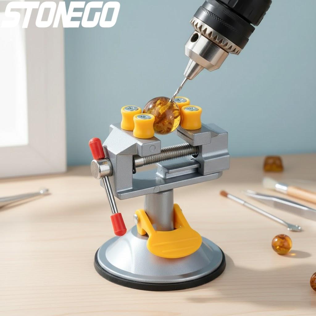 Aluminum Alloy 360 Degree Suction Cup Rotary Table Vice Multi-Specification Machine Tool Flat Mouth Pliers Clamp