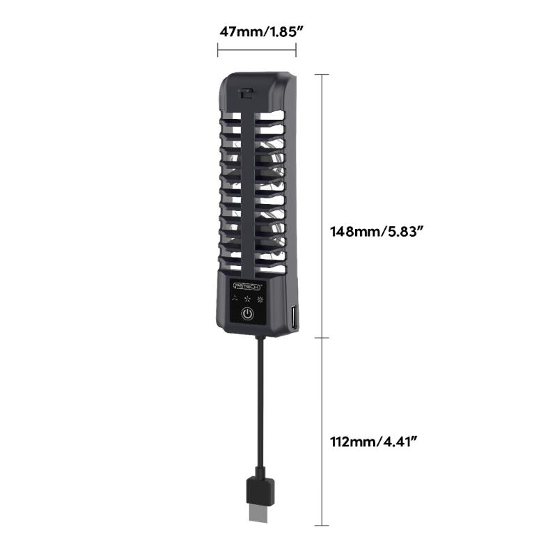 Cooling Fan for Slim External Coolers with USB Port Temperature Control Cooling Fan Heat Dissipation