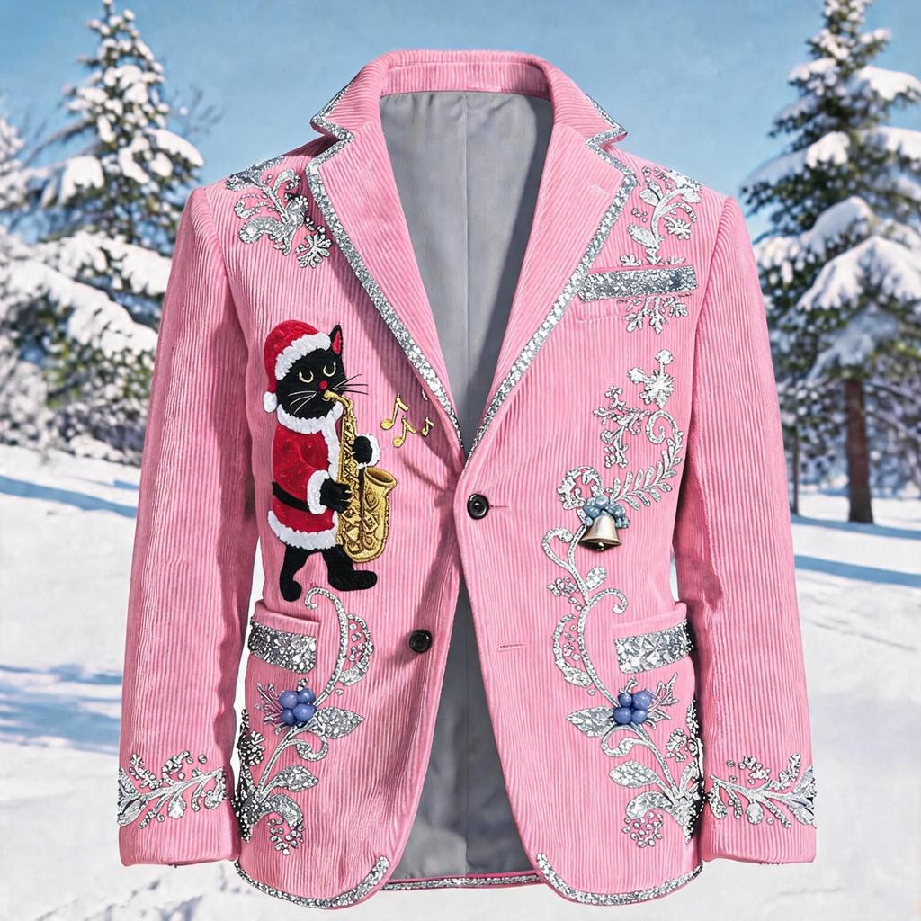 Men's Corduroy Jacket Casual Outerwear for Daily Wear