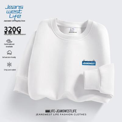 JEANSWEST LIFE Men's Letter Print Hoodie