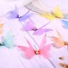 50Pcs Colorful Chiffon Butterfly Embroidered Patches Clothes Sewing Patch  Bridal Hair Accessories