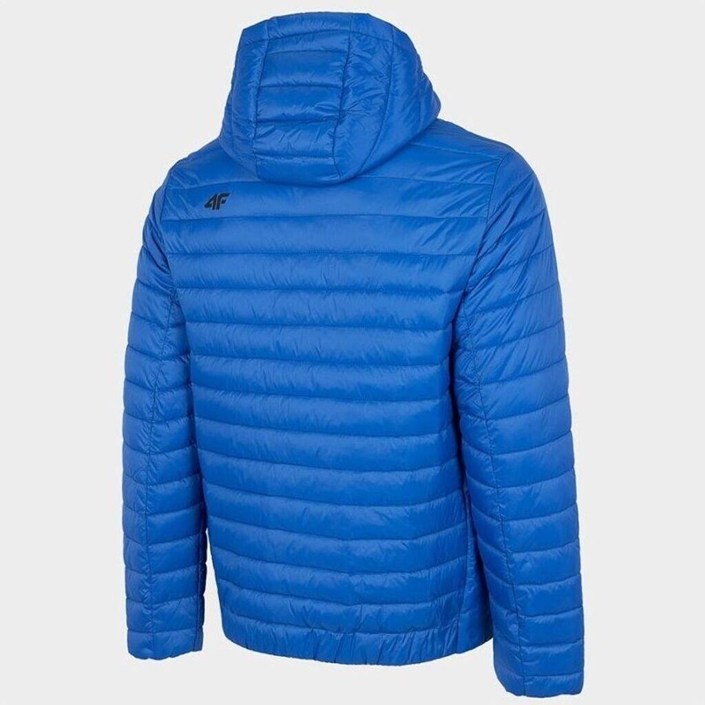 Winter Jacket 4F Quilted Jacket Down Jacket Blue Black