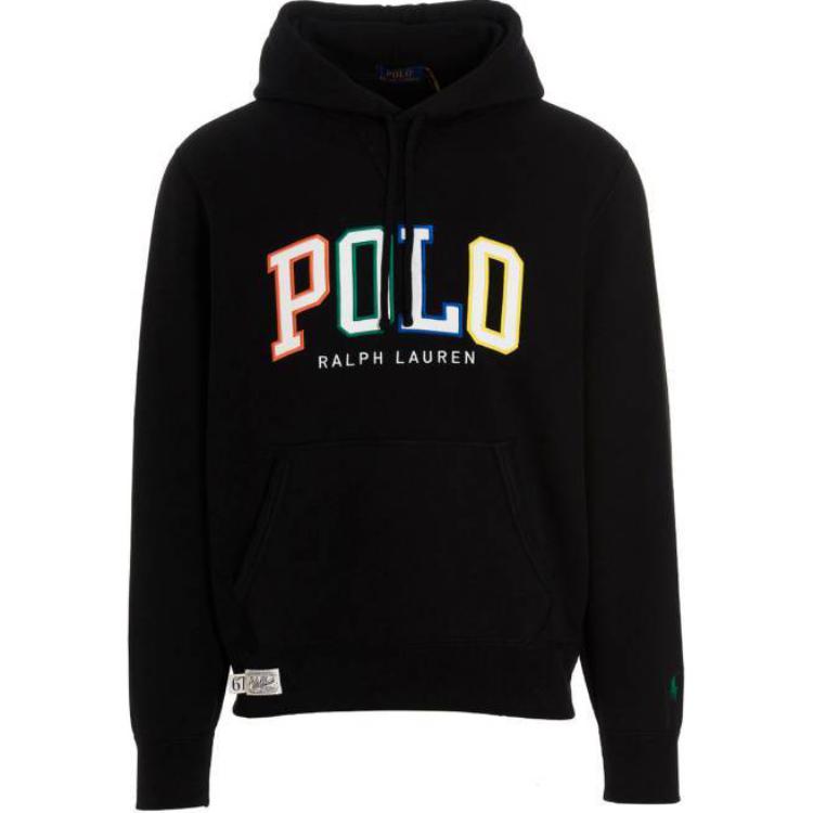 

Polo Ralph Lauren SS23 Письменный логотип принтованный свитер свитшот мужской свитшот черный 710890190-001 S