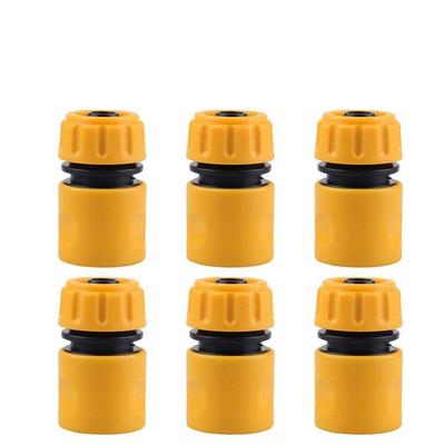 6 Pezzi Adattatore Connettore Rapido per Rubinetto da 1/2 pollice Connettore per Tubo di Irrigazione da Giardino Attrezzi da Giardino
