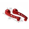 1Set Universal Car Window Crank Handle Replacement Aluminum Alloy Auto Window Glass Closer