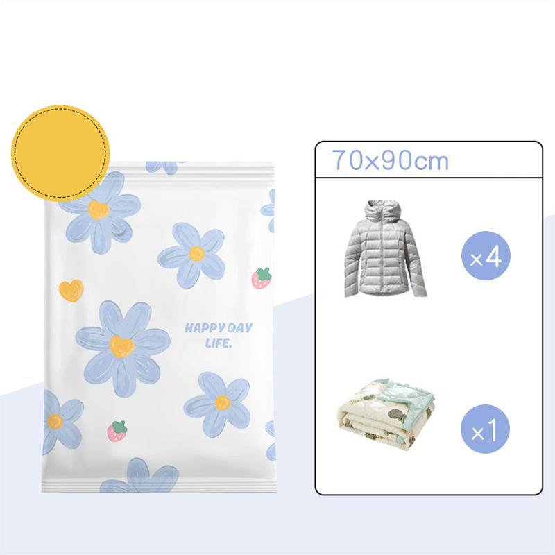Vacuum Storage Bags Compression Bags for Clothes Thickened Material Space Saving Storage Organizer Travel Home Use Bedding Clothes Storage Bag
