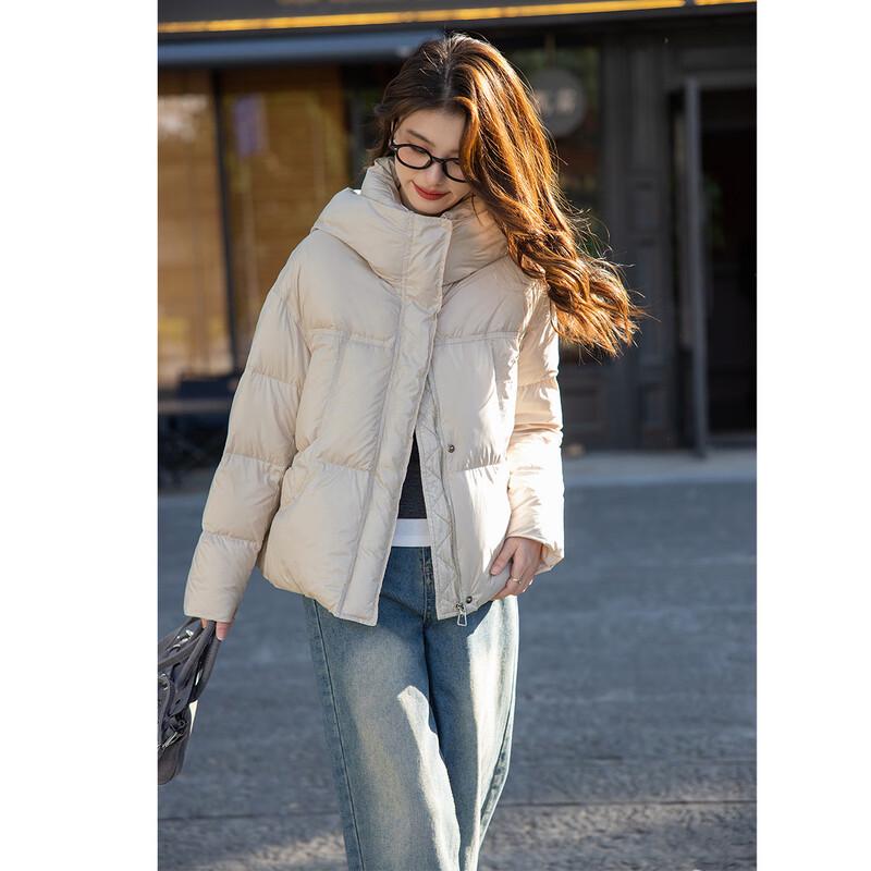 MOKANA Women's Fashion Versatile Long Sleeve Down Jacket MKNJD2789