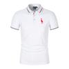 Printed 35% cotton men's casual Solid color slim fit Men's Polo shirt New summer fashion lapel Polo shirt for men
