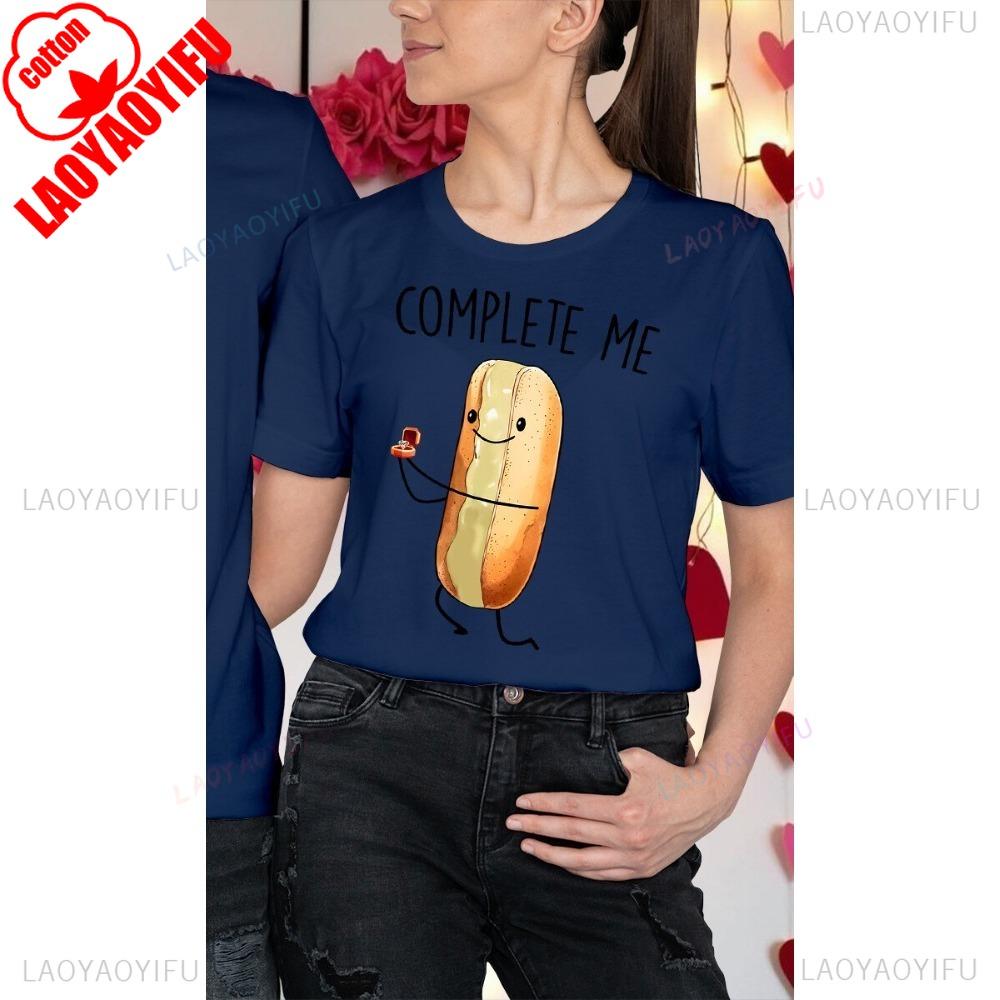 Couples Valentines Day Outfit Ideas Complete High Quality Cotton TShirt Me You Matching Fashion Loose TShirts Tees