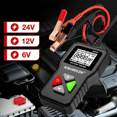 BM550 בודק סוללות לרכב 6V 12V 24V 100-2000 CCA מערכת סוללות זיהוי אוטומטי מנתח סוללות כלי סוללה לרכב PK KW208