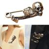 Vintage Retro Skull Pin Punk Style Gothic Skull Badge Lapel Pin  Unique Gift