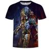 Movie The Predator 3D Printed Men's Cartoon T-shirt Men Women Harajuku Fashion Casual Oversized T-shirt Cool Tee Tops 6XL