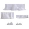 Multi Style Mountain Candle Making Set - Reusable and Impermeable Silicone Moulds