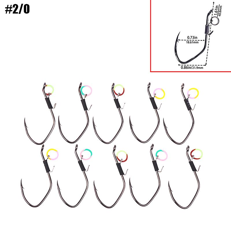 10Pcs Live Shrimp Hooks Live Catfish Baitholder Fishing Hook Shrimp Holder Hook Corrosion Resistant Saltwater Freshwater as the picture