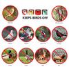 Anti Bird Flashing Reflective Tapes Fruit Tree Bird Pigeon Scare Tape Strips Double Sided Repellent Deterrent Ribbon for Orchard