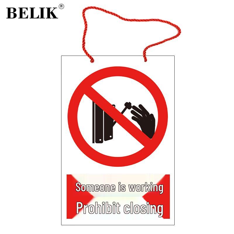 BELIK PVC Electrical Safety Warning Sign