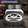 Biancheria da letto a tema Swansea City Set 3 Pezzi Copripiumino Biancheria da letto Decorativa Per Stanza Adolescenti Decorazione Casa