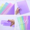 6Pcs File Sleeves Water Resistant Document Protector Folder with Rotating Clip Presentation Folder for Office 9x12Inch