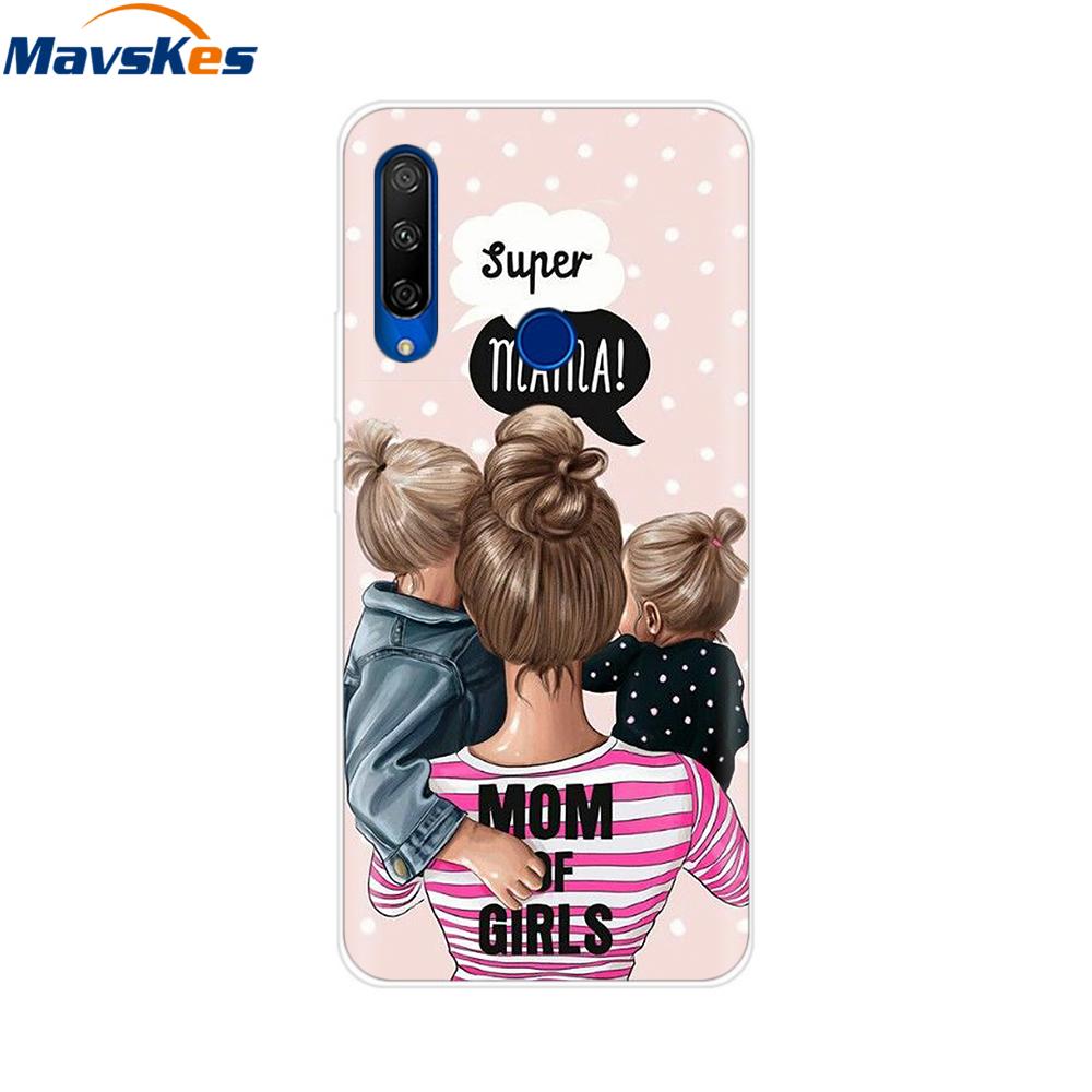 Painted Case For Alcatel 1S 2020 5028Y 5028D Case TPU Soft Silicone Cover Funda For Alcatel 1S 2020 Case Cover Etui Bumper Coque