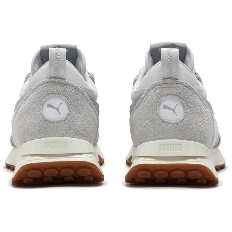PUMA Unisex Rider FV Low Top Lifestyle Casual Shoes White Gray 391925-07