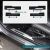 RX Carbon Fiber Leather Car Door Anti-Kick and Anti-Scratch Protective Sill Sticker