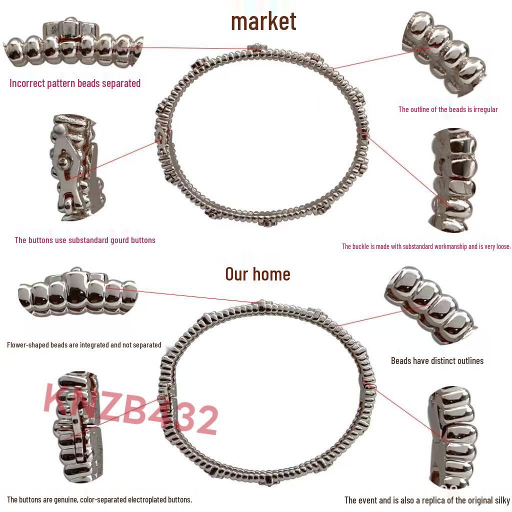 Kaleidoscope Four-Leaf Clover Women's 18k Yellow/Platinum/Rose Gold Diamond Bangle: Wide/Narrow Light Luxury