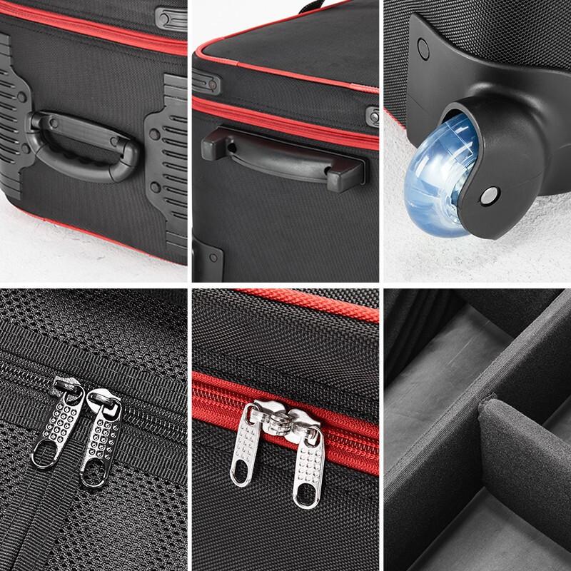 Jinbei Standard Set Case with Double Wheels for Photography Equipment